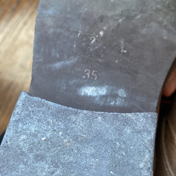 Vintage Genuine Leather Moto Boots - Picture 4 of 12